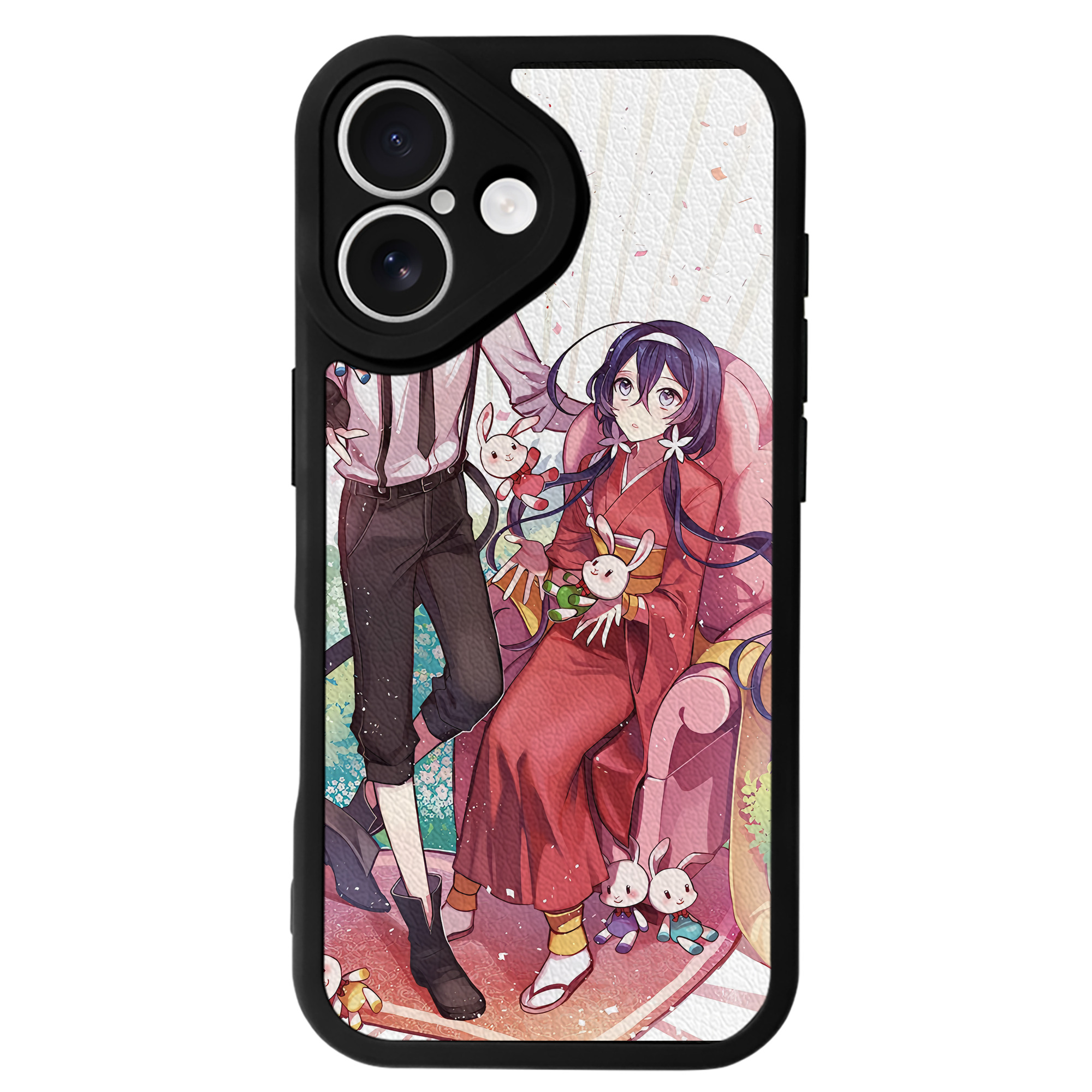 （画像用） 文豪ストレイドッグス Bungo Stray Dogs 【iPhone 16シリーズ対応】シリコンスマホケース（レザー調） 材質：シリコン